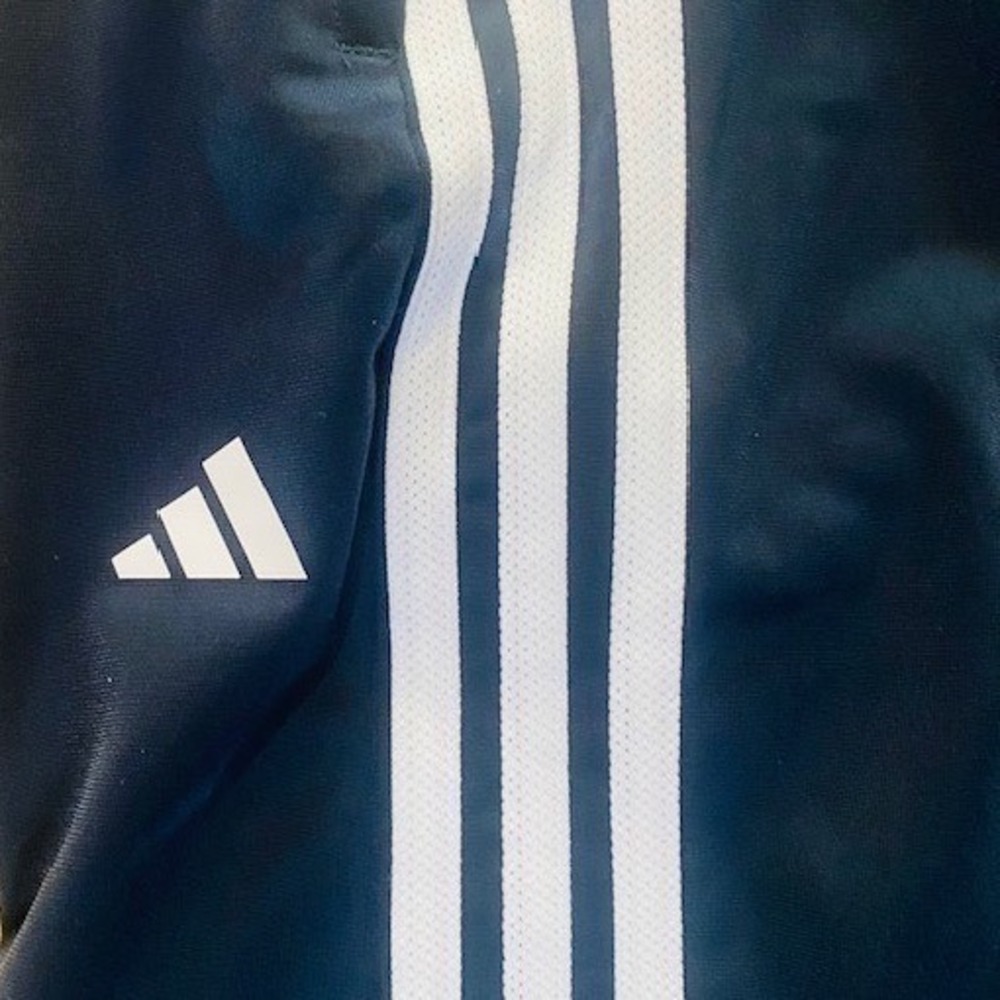 Adidas Tricot Pants Aurink Navy Blue Track Pants Women Medium NEW - Picture 3 of 6
